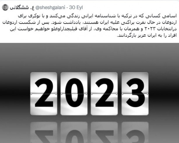 Foto - İran'dan skandal Türkiye paylaşımı! "2023’te Erdoğan kaybedince Kılıçtaroğlu’ndan onların yargılanıp teslim edilmesini isteyeceğiz"