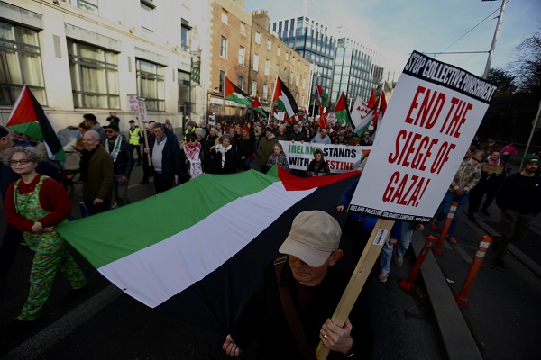 Foto - İrlanda’da Filistin'e destek gösterisi düzenlendi