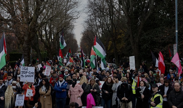 Foto - İrlanda’da Filistin'e destek gösterisi düzenlendi