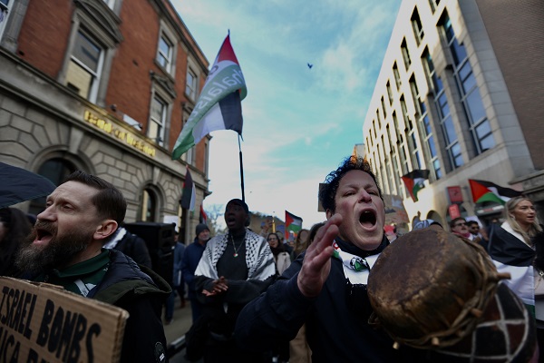 Foto - İrlanda’da Filistin'e destek gösterisi düzenlendi