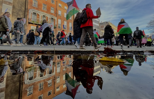 İrlanda’da Filistin'e destek gösterisi düzenlendi