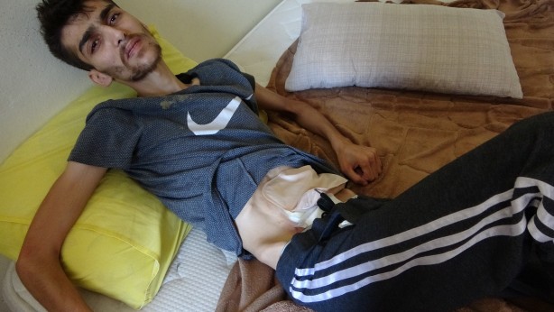 İş kazası geçirdi 40 kiloya düştü! Suriyeli Muhammed yardım bekliyor