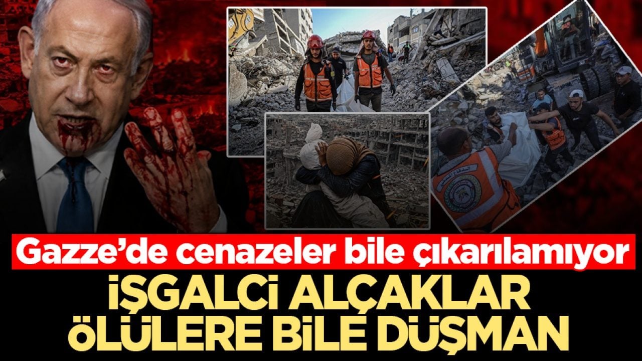 İşgalci alçaklar ölülere bile düşman! Cenazeler bile çıkarılamıyor: Gazze’de 8 yıl sürecek bir insanlık dramı