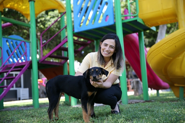 Foto - İşkence edilen yavru köpek artık emin ellerde