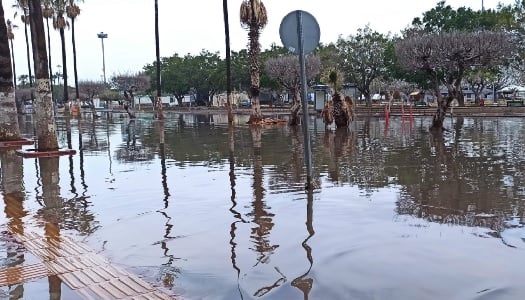 İskenderun Sahili'nde su çekiliyor