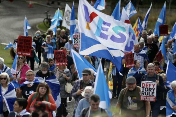 Foto - İskoçlar bağımsızlık için sokaklarda