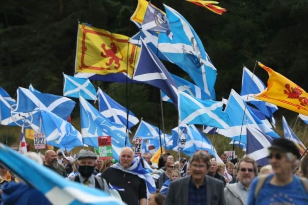 Foto - İskoçlar bağımsızlık için sokaklarda