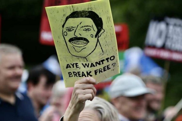 Foto - İskoçlar bağımsızlık için sokaklarda
