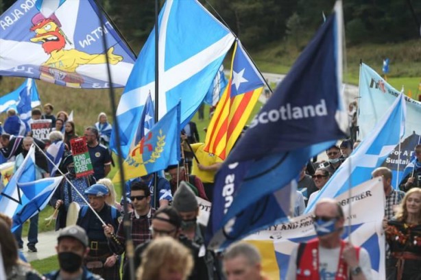 Foto - İskoçlar bağımsızlık için sokaklarda