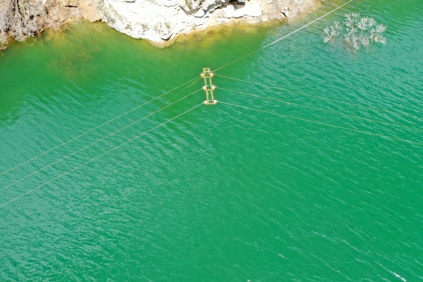 Foto - İslahiye'de depremin ardından meydana gelen heyelan vadide doğal gölet oluşturdu! Bakın ne...