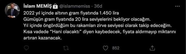 Foto - İslam Memiş'ten bomba altın tahmini! Önce 'dip' yapacak deyip çıkacağı rakamı söyledi