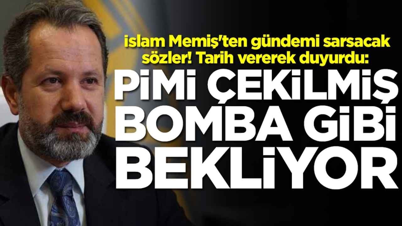 İslam Memiş'ten gündemi sarsacak sözler! Tarih vererek duyurdu: Pimi çekilmiş bomba gibi bekliyor