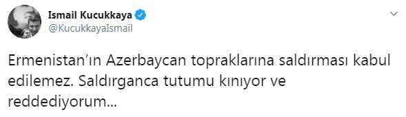 Foto - İsmail Küçükkaya, Azerbaycan-Ermenistan geriliminde rengini belli etti