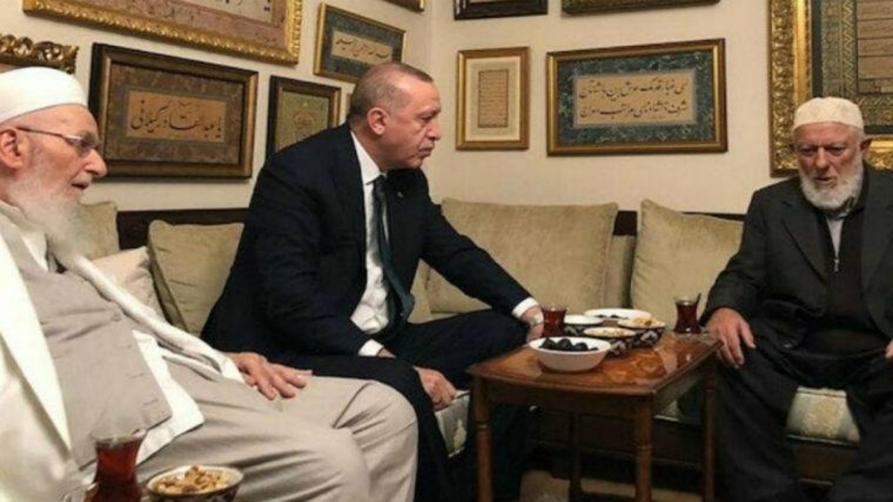 Foto - İsmailağa cemaatinden Cumhurbaşkanı Erdoğan’a sürpriz ziyaret! O detay dikkat çekti