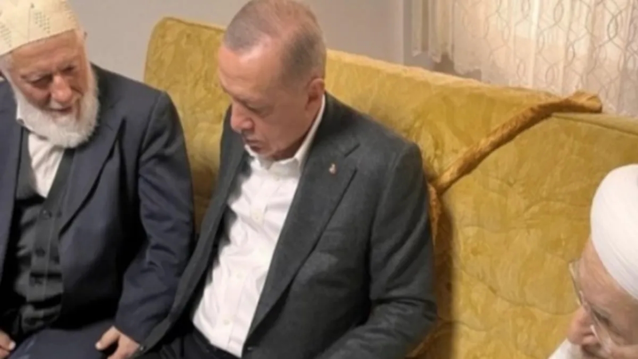 Foto - İsmailağa cemaatinden Cumhurbaşkanı Erdoğan’a sürpriz ziyaret! O detay dikkat çekti