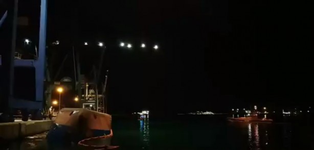 Foto - İspanya'da Türk gemisi battı!