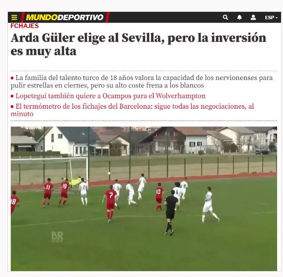 Foto - İspanyol basınından Arda Güler iddiası