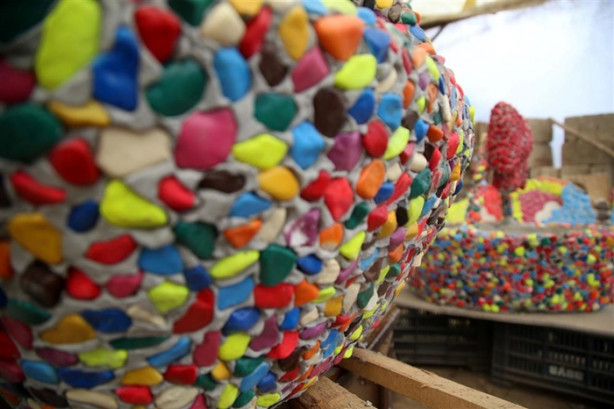 Foto - Isparta'da atıklar sanat eserine dönüşüyor