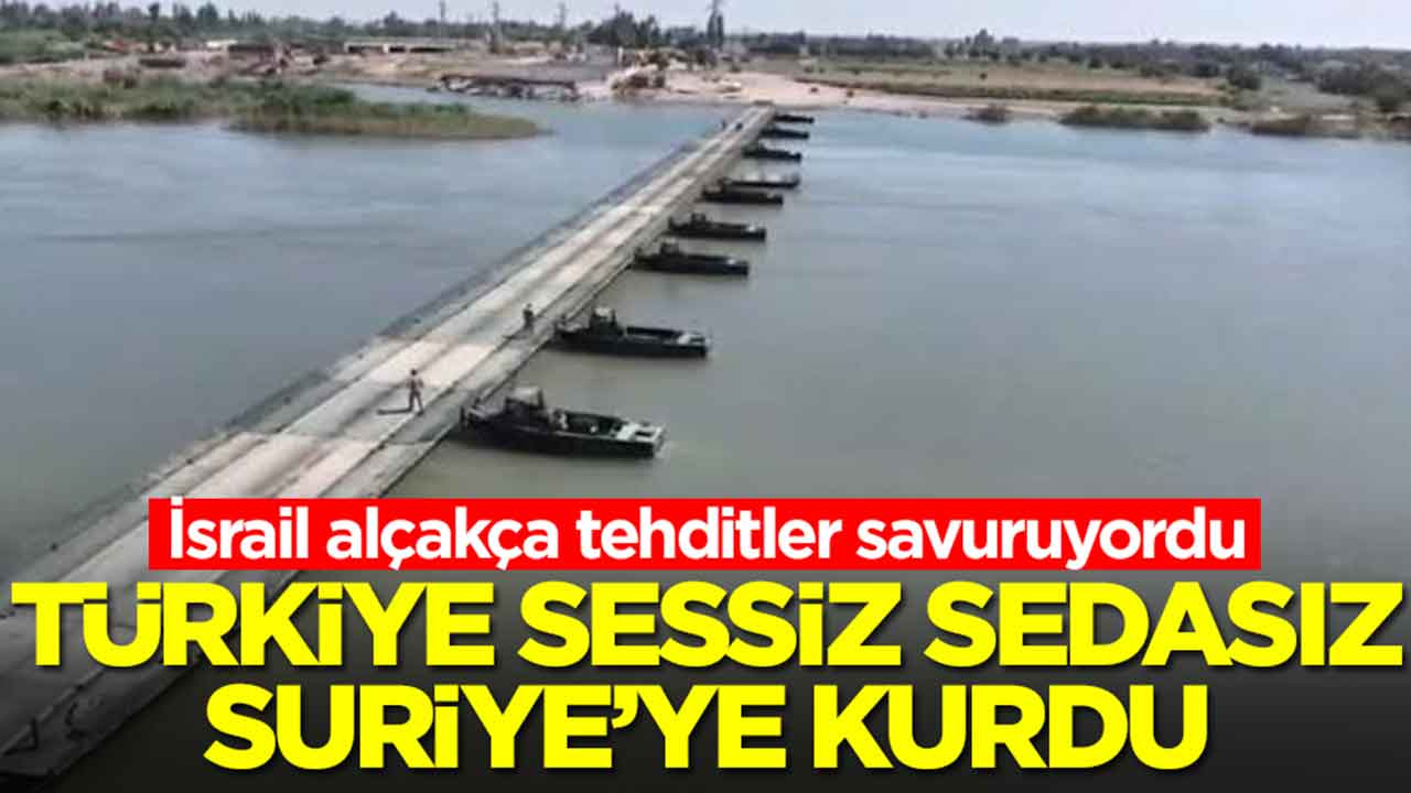 İsrail alçakça tehditler savuruyordu: Türkiye sessiz sedasız Suriye'ye kurdu
