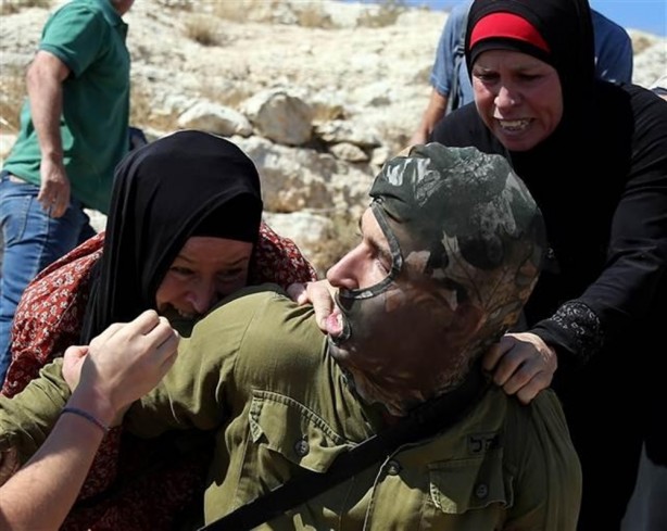 İsrail askerinden dehşete düşüren görüntü