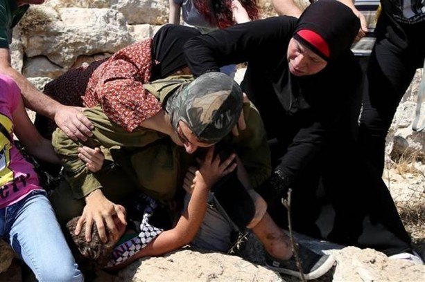 Foto - İsrail askerinden dehşete düşüren görüntü