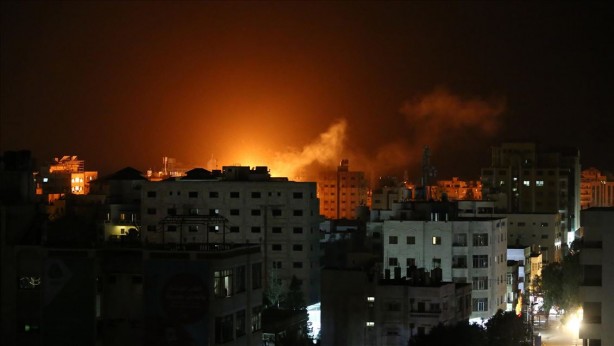 Foto - İsrail güçleri Gazze'yi vurdu