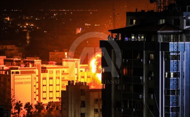 Foto - İsrail güçleri Gazze'yi vurdu