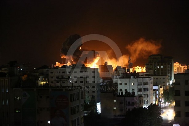 Foto - İsrail güçleri Gazze'yi vurdu