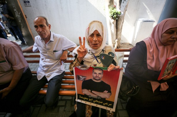 Foto - İsrail hapishanelerindeki Filistinliler için destek gösterisi