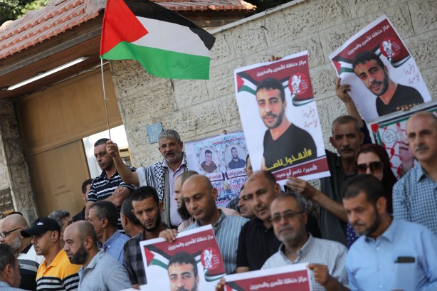 Foto - İsrail hapishanelerindeki Filistinliler için destek gösterisi