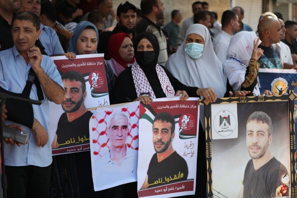 Foto - İsrail hapishanelerindeki Filistinliler için destek gösterisi