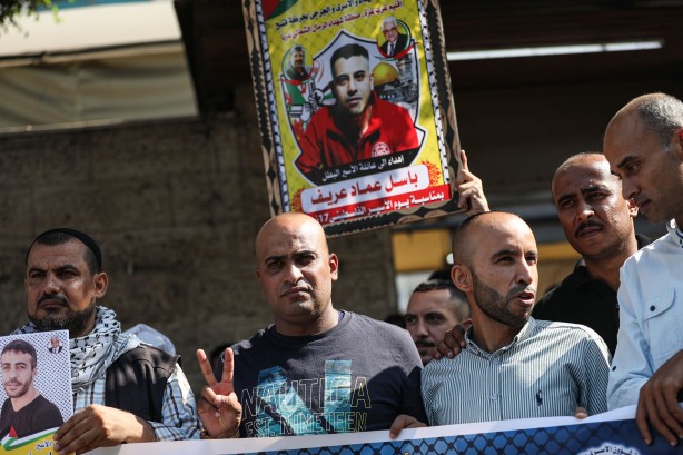 Foto - İsrail hapishanelerindeki Filistinliler için destek gösterisi