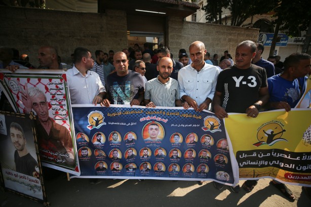 Foto - İsrail hapishanelerindeki Filistinliler için destek gösterisi