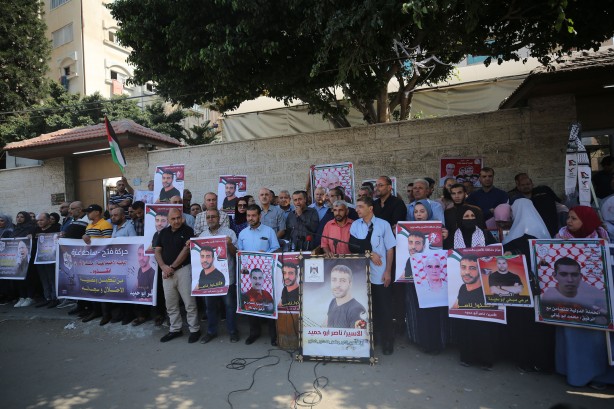 Foto - İsrail hapishanelerindeki Filistinliler için destek gösterisi