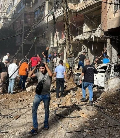 Foto - İsrail Orta Doğu’yu yakıyor! Katil Netanyahu Beyrut saldırısının ardından konuştu