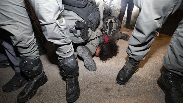 Foto - İsrail polisinin işkencesi George Floyd'u hatırlattı