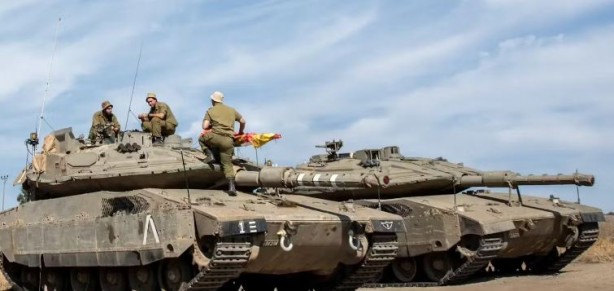 Foto - İsrail tankı Mısır mevzisini vurdu