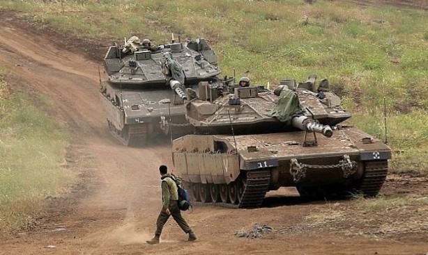 Foto - İsrail tankı Mısır mevzisini vurdu