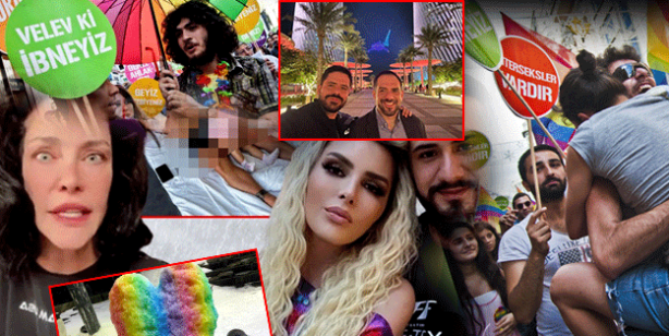 Foto - İsrail vahşeti tüm hızıyla sürerken dünya eşcinsellere kilitlendi