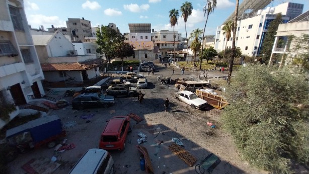 Foto - İsrail vahşetinin boyutu gün ağarınca ortaya çıktı! İşte katliamın yaşandığı hastaneden geriye kalanlar...