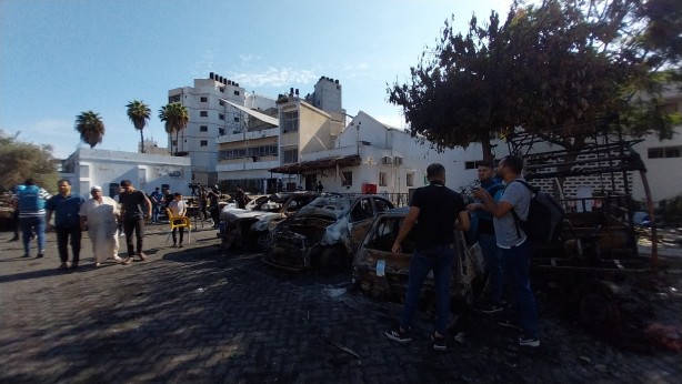 Foto - İsrail vahşetinin boyutu gün ağarınca ortaya çıktı! İşte katliamın yaşandığı hastaneden geriye kalanlar...