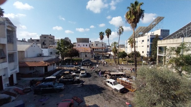 Foto - İsrail vahşetinin boyutu gün ağarınca ortaya çıktı! İşte katliamın yaşandığı hastaneden geriye kalanlar...