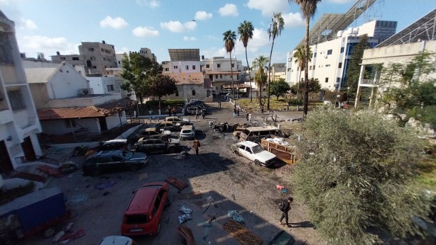 Foto - İsrail vahşetinin boyutu gün ağarınca ortaya çıktı! İşte katliamın yaşandığı hastaneden geriye kalanlar...