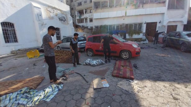 Foto - İsrail vahşetinin boyutu gün ağarınca ortaya çıktı! İşte katliamın yaşandığı hastaneden geriye kalanlar...