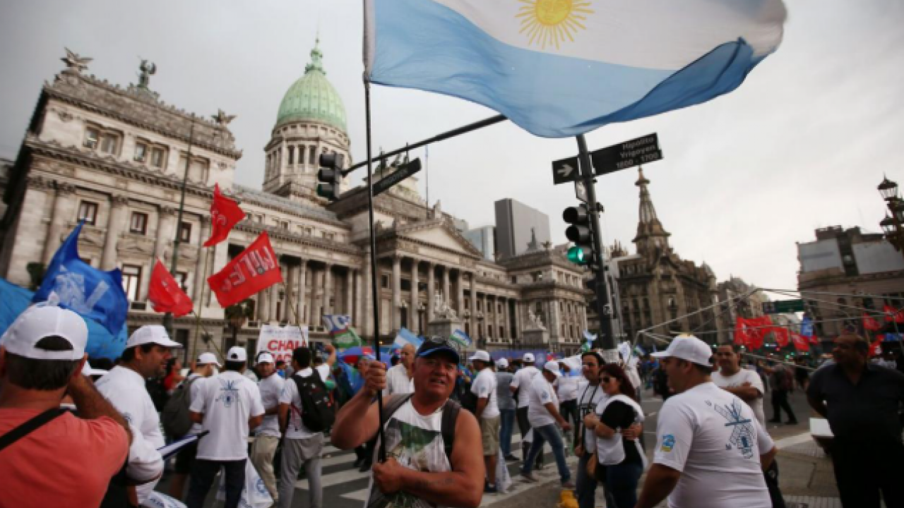 Foto - İsrail yalakası başkan hüsrana uğradı! Arjantin halkı öyle bir tokat attı ki?