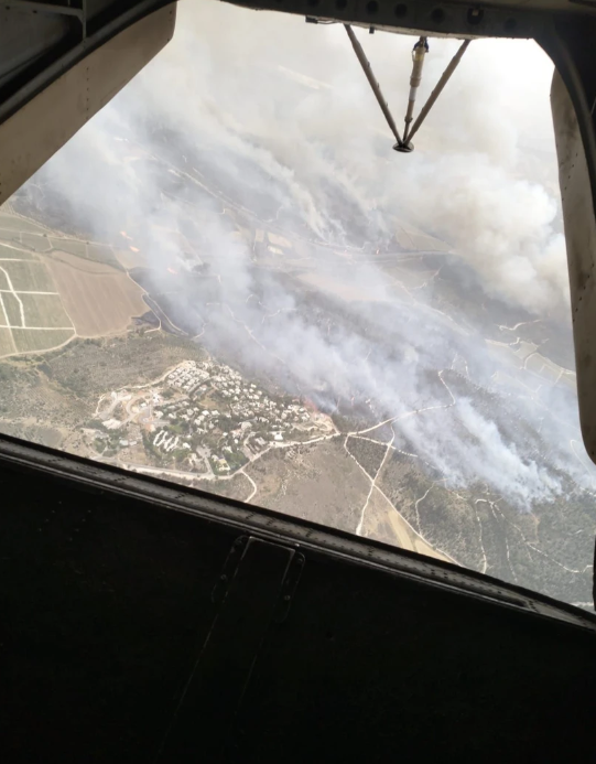Foto - İsrail yanıyor! İsrail İtfaiyesi: Ülke tarihinin en büyük yangını