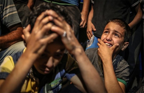 Foto - İsrail yine çocukları ağlattı!