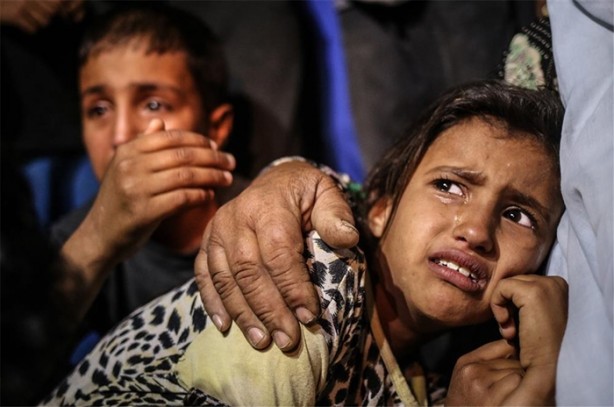 Foto - İsrail yine çocukları ağlattı!