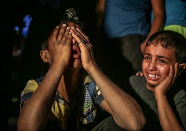 Foto - İsrail yine çocukları ağlattı!