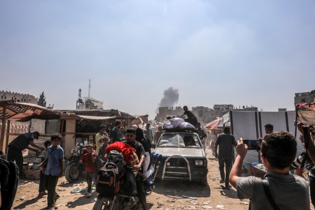 Foto - İsrail yine "güvenli bölge"yi vurdu!